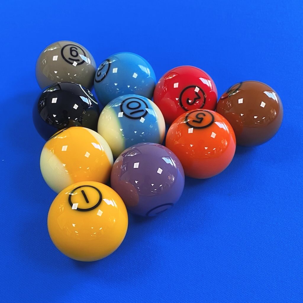 placer les billes pour la casse du jeu de la 10